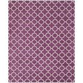 Safavieh Chatham Hand Tufted Square Rug- Purple - Ivory- 7 x 7 ft. CHT717F-7SQ